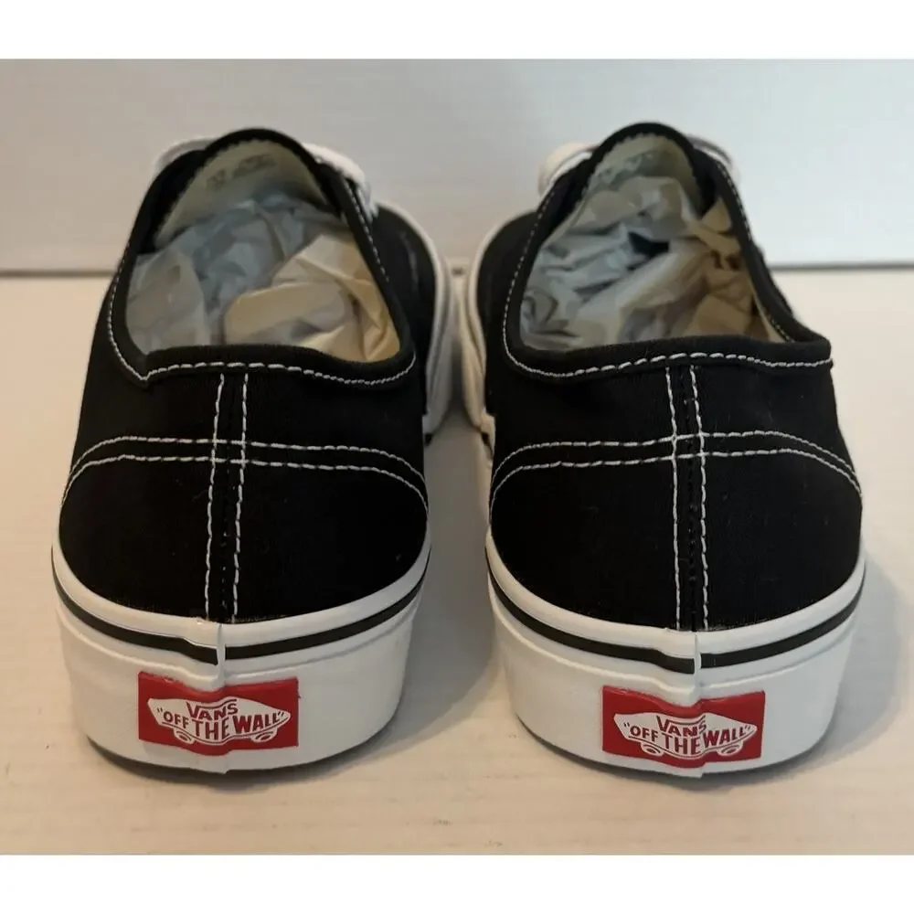 BRAND NEW Size 7/7.5 Men / 8.5/9 Women - Vans Authentic Black - VN000EE3BLK